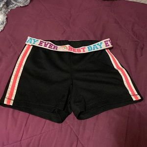 Kids black shorts